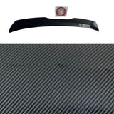 Aileron arrière Garvee pour coffre, adhésif, 99 x 9,5 cm, structure en fibre de carbone, noir – Stabilité aérodynamique et look sportif