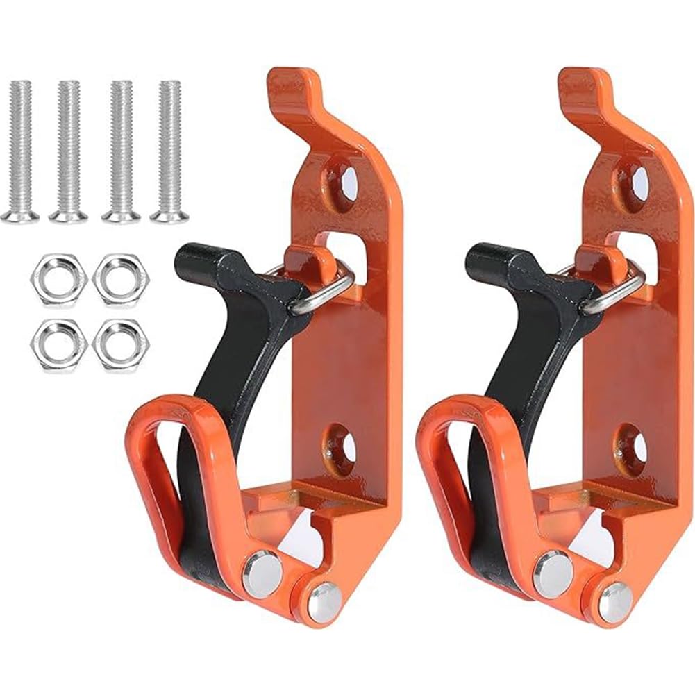 Porte-pelle Garvee pour galerie de toit, réglable de 17 à 40 mm, en alliage de zinc, orange, pour camion, voiture ou bateau.
