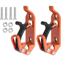 Porte-pelle Garvee pour galerie de toit, réglable de 17 à 40 mm, en alliage de zinc, orange, pour camion, voiture ou bateau.