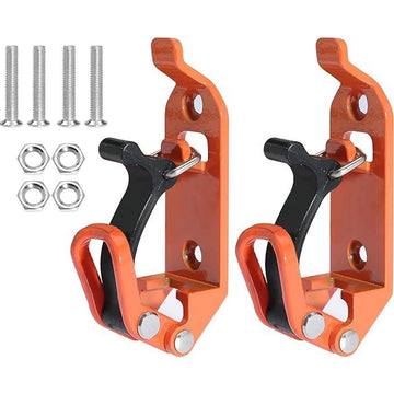 Porte-pelle Garvee pour galerie de toit, réglable de 17 à 40 mm, en alliage de zinc, orange, pour camion, voiture ou bateau.