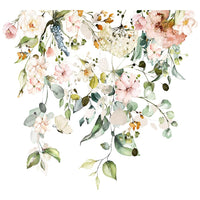 Autocollant pour siège de toilette Garvee, motif floral, en PVC plat et imperméable, M-205, décoration de salle de bain
