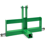 Garvee Attelage de Remorque 3 Points avec Récepteur 5,1cm pour Tracteur Catégorie 1, Acier Inoxydable, Usage Agricole, Compact, Fixation Rapide - vert
