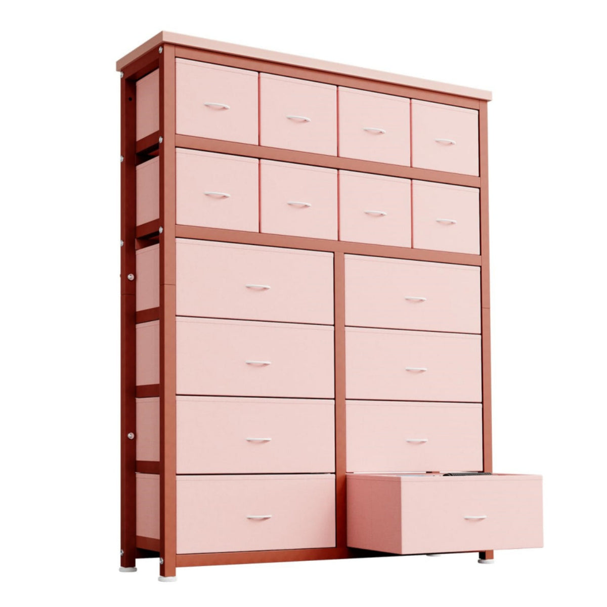 Garvee commode à 16 tiroirs en tissu, idéale pour la chambre, la cuisine, le bureau, l'entrée, le salon, le couloir ou la chambre d'enfant