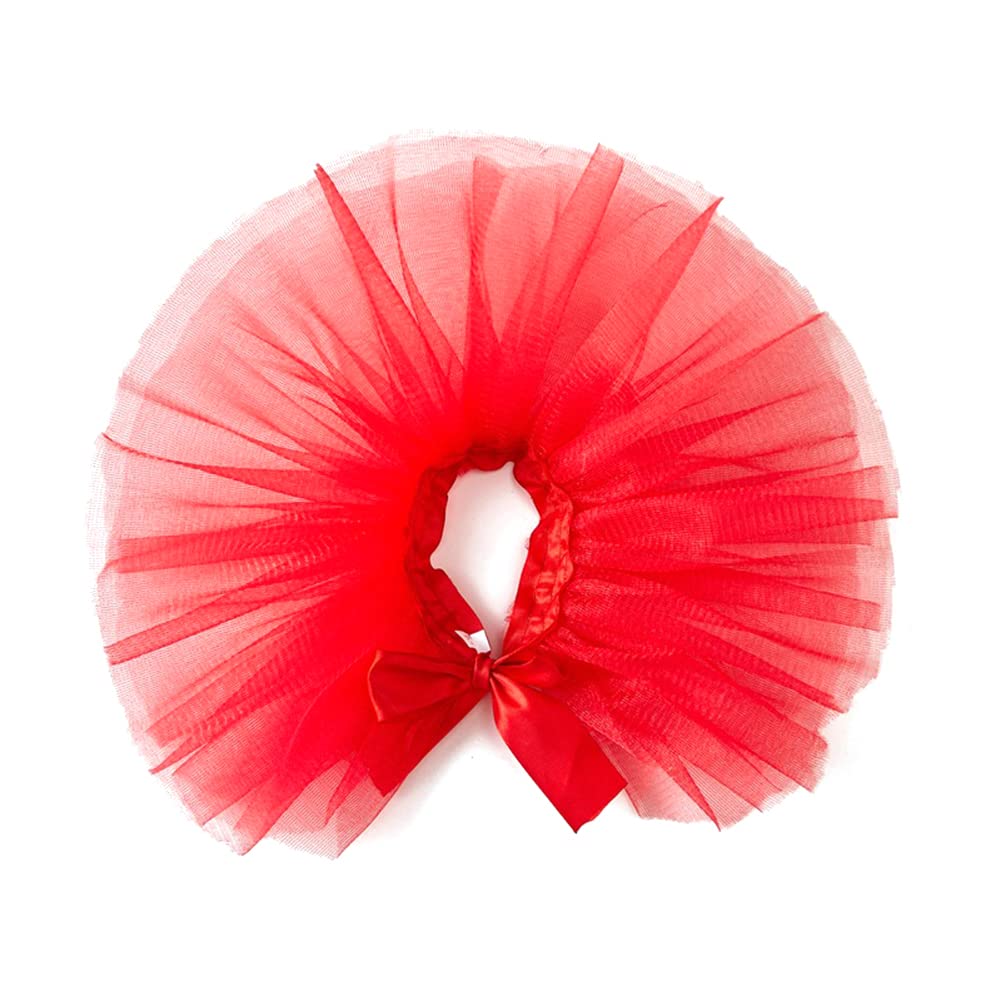 Robe tutu colorée Garvee pour chien, blanche, taille M, pour chiens de petite à grande taille, en coton confortable et mignon.