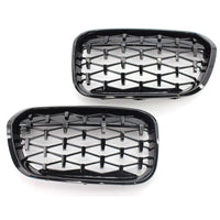 Calandre avant noire brillante Garvee Creyteg F20 compatible avec BMW Série 1 F20 F21 (2011-2014)