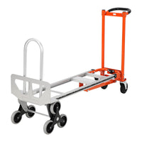Chariot de manutention pliable 3 en 1 Garvee, capacité de 350 kg, pneus pneumatiques de 25 cm, alliage d'aluminium, sangles élastiques, pour la maison et l'entrepôt, robuste et polyvalent