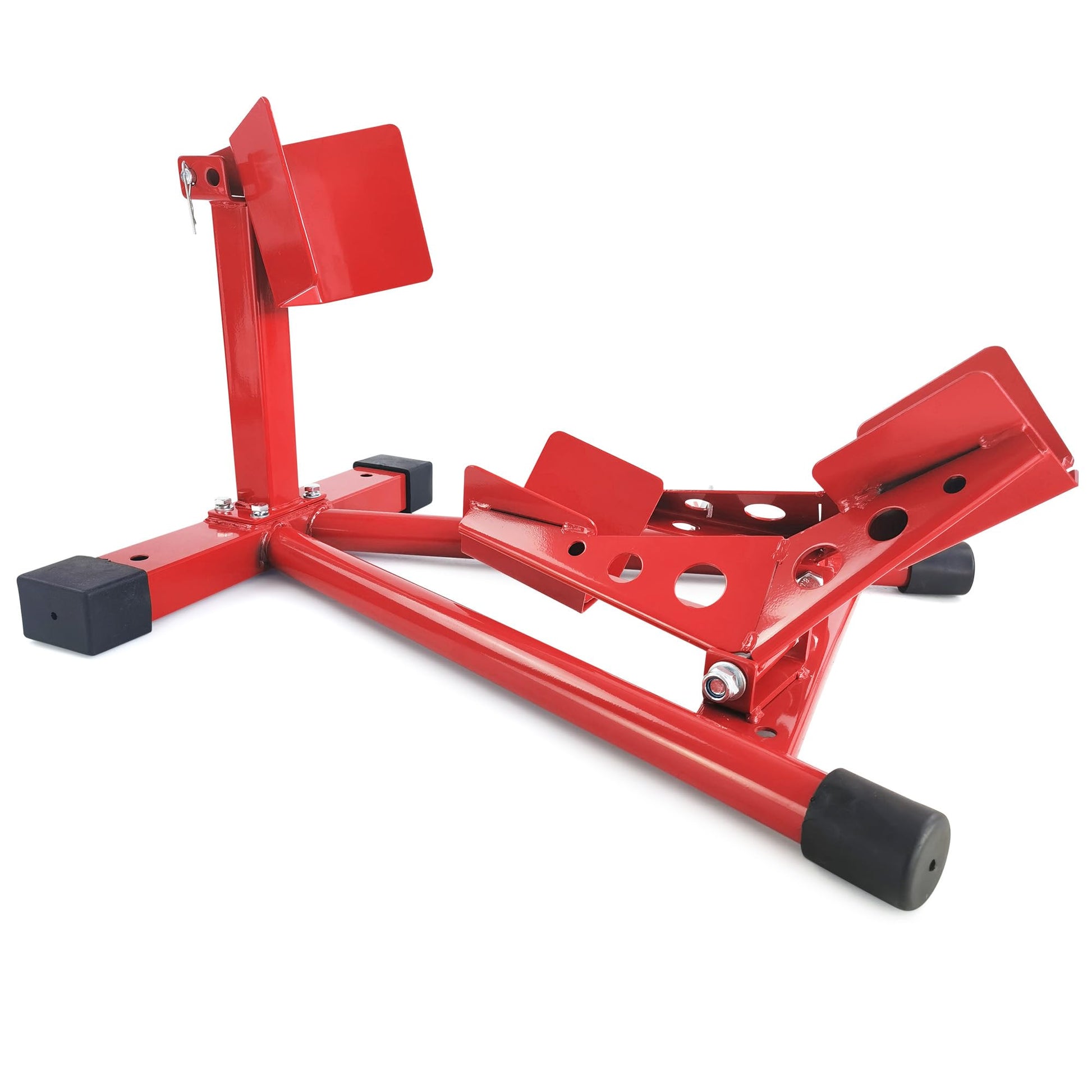 Cale et support universels pour roue de moto Garvee, capacité de charge de 680 kg, acier, pour pneus de 30 à 53 cm, garage et remorque, réglage rapide, protection anti-basculement