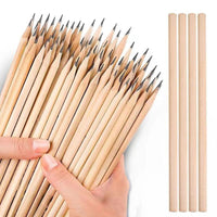 Crayons en bois Garvee, lot de 100, mine HB, corps hexagonal, bois naturel, crayons à écrire et à dessiner pour enfants et étudiants