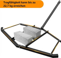 Garvee Herse niveleuse tractée 183 cm, drag harrow pour allée avec 2 barres réglables, niveleuse de terrain pour ATV, UTV et tracteurs de jardin