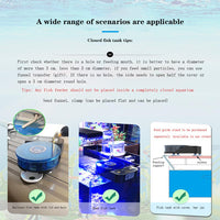 Distributeur automatique de nourriture pour poissons rechargeable Garvee – Minuteur d'aquarium avec port USB – Pour petits et moyens poissons jusqu'à 15 cm, différents types d'aliments