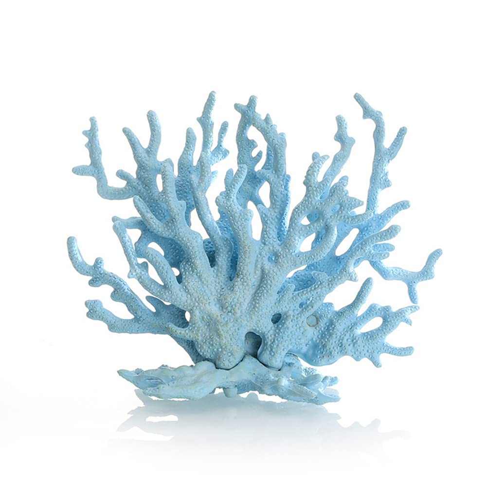 Plantes aquatiques artificielles Garvee pour aquariums - Décoration en plastique écologique pour petits aquariums, non toxique, décoration corallienne polyvalente
