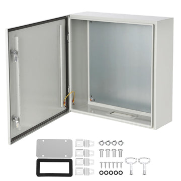 Boîtier en acier Garvee Nema 20 x 16 x 10 pouces, étanche à l'eau et à la poussière (IP66), en acier laminé à froid pour une utilisation intérieure et extérieure.