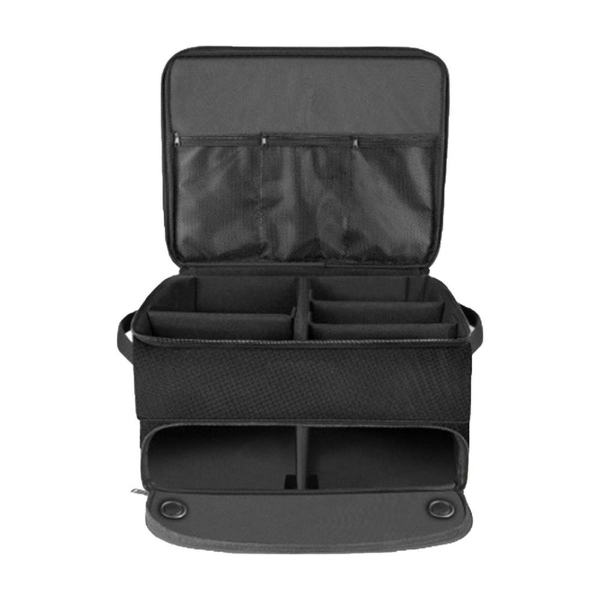 Coffre de golf Garvee, organisateur 2 couches étanche avec 5 compartiments ventilés, portable et robuste, pour accessoires de golf, voiture et extérieur.
