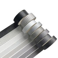 Garvee Lot de 8 rouleaux de ruban adhésif décoratif Washi Tape, couleurs assorties, 3M, pour emballage et décoration, couleurs durables, facile à découper
