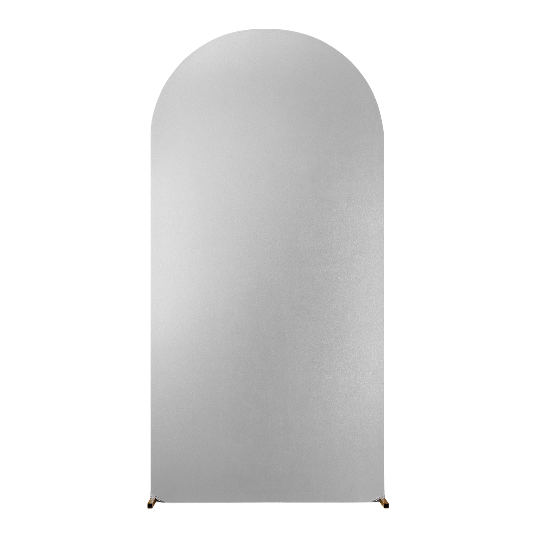 Garvee - Arche de mariage ronde de 2,2 m (7,2 pi) - Toile de fond extensible en spandex, pailletée, élastique et réutilisable - Idéale pour les fêtes, les cérémonies et les baby showers.