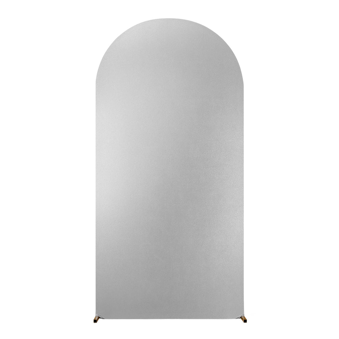 Garvee Panneau arrière de nœud de mariage 6FT, extensible, en spandex pailleté, haut rond, tissu Chiara élastique et lavable pour fête, baby shower et cérémonie