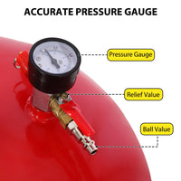 Conteneur de vidange d'huile Garvee de 75 litres (20 gallons) avec roulettes et entonnoir à hauteur réglable pour ateliers, acier, noir