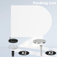 Garvee Abattant WC Duroplast blanc avec fermeture douce automatique et déclipsage rapide, siège de toilette moderne pour salle de bain