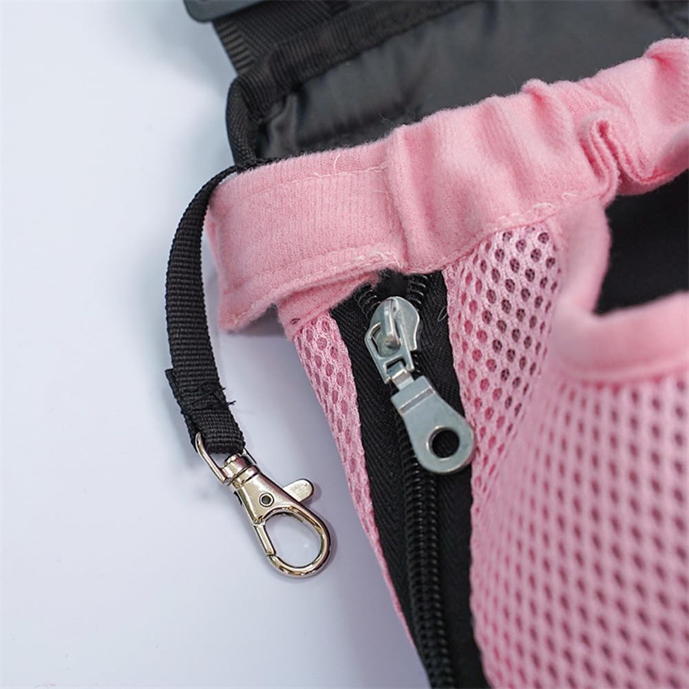 Sac à dos de transport Garvee pour chiens et chats, ajustable, en maille respirante, idéal pour le camping et la randonnée (noir).