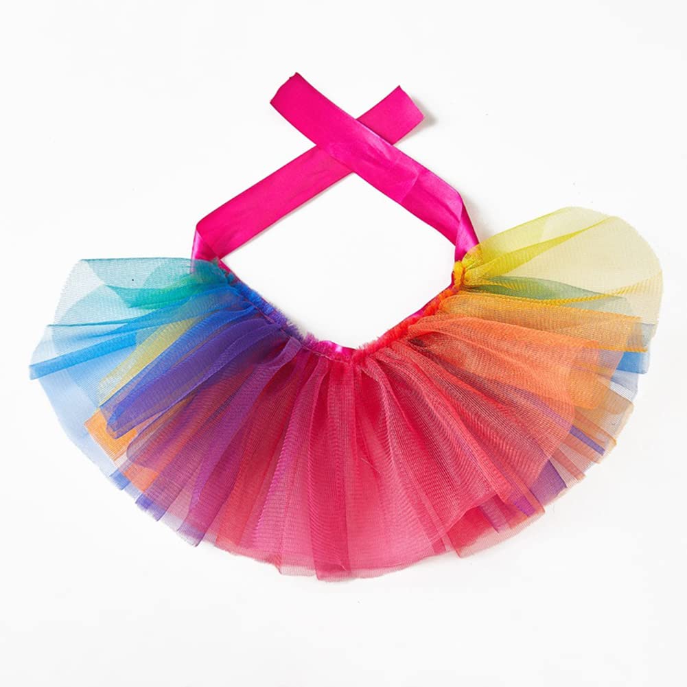 Robe tutu colorée Garvee pour chiens et chats, en maille respirante, 8 couleurs, 3 tailles, idéale pour les fêtes et les anniversaires