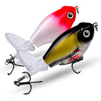 Ensemble de 5 leurres de surface Garvee, hameçons BKK, poppers pour eau douce et eau salée, 8 cm, 11,5 g, queue rotative