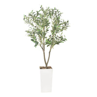 Arbre artificiel Garvee de 1,5 m (5 pi) pour intérieur, réaliste, facile à nettoyer, matériau de haute qualité, décoratif et polyvalent pour la maison et le bureau, vert.