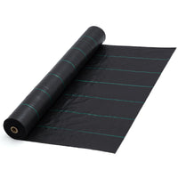 Toile de paillage Garvee 3 x 300 pi, toile paysagère robuste 3,24 oz, polypropylène, protection pour jardin, serre et plates-bandes, noir