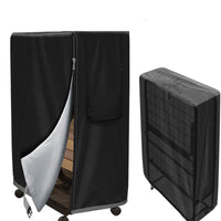 Housse de rangement universelle imperméable en polyester Garvee pour lit d'appoint, avec fermeture éclair et cordon de serrage, pour la maison et le camping, 33" x 13" x 42" et 39" x 15" x 44,9".