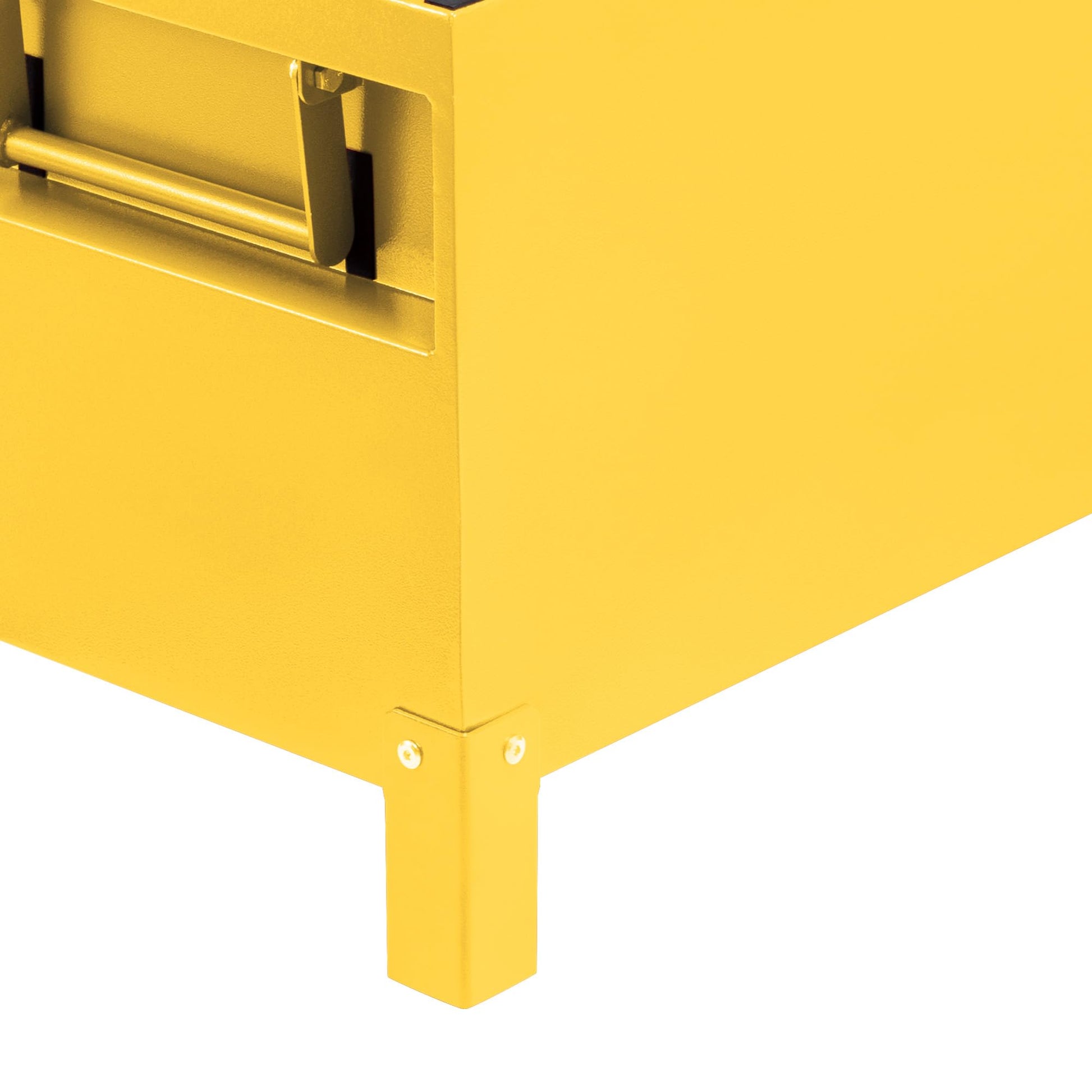 Garvee Coffre à Outils Camion Acier Industriel 91 × 38 × 38 cm, Verrouillable, Poignées Encastrées, Couvercle Freiné, Étanche, Pickup et Remorque