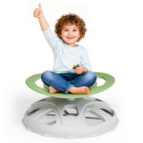 Garvee Chaise Pivotante Sensorielle Pour Enfants Avec Poignée De Sécurité Et Base Antidérapante, Intérieur Et Extérieur, PP Robuste, Vert - Vert