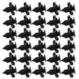 Garvee Kit de 30 clips de réparation automobile universels en plastique de 8 mm pour pare-chocs et ailes