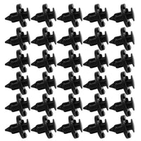 Garvee Kit de 30 clips de réparation automobile universels en plastique de 8 mm pour pare-chocs et ailes