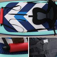 Repose-pieds Garvee pour kayak, universels, réglables et légers, avec 2 sangles et pédale rembourrée, pour bateaux et kayaks gonflables (rouge).