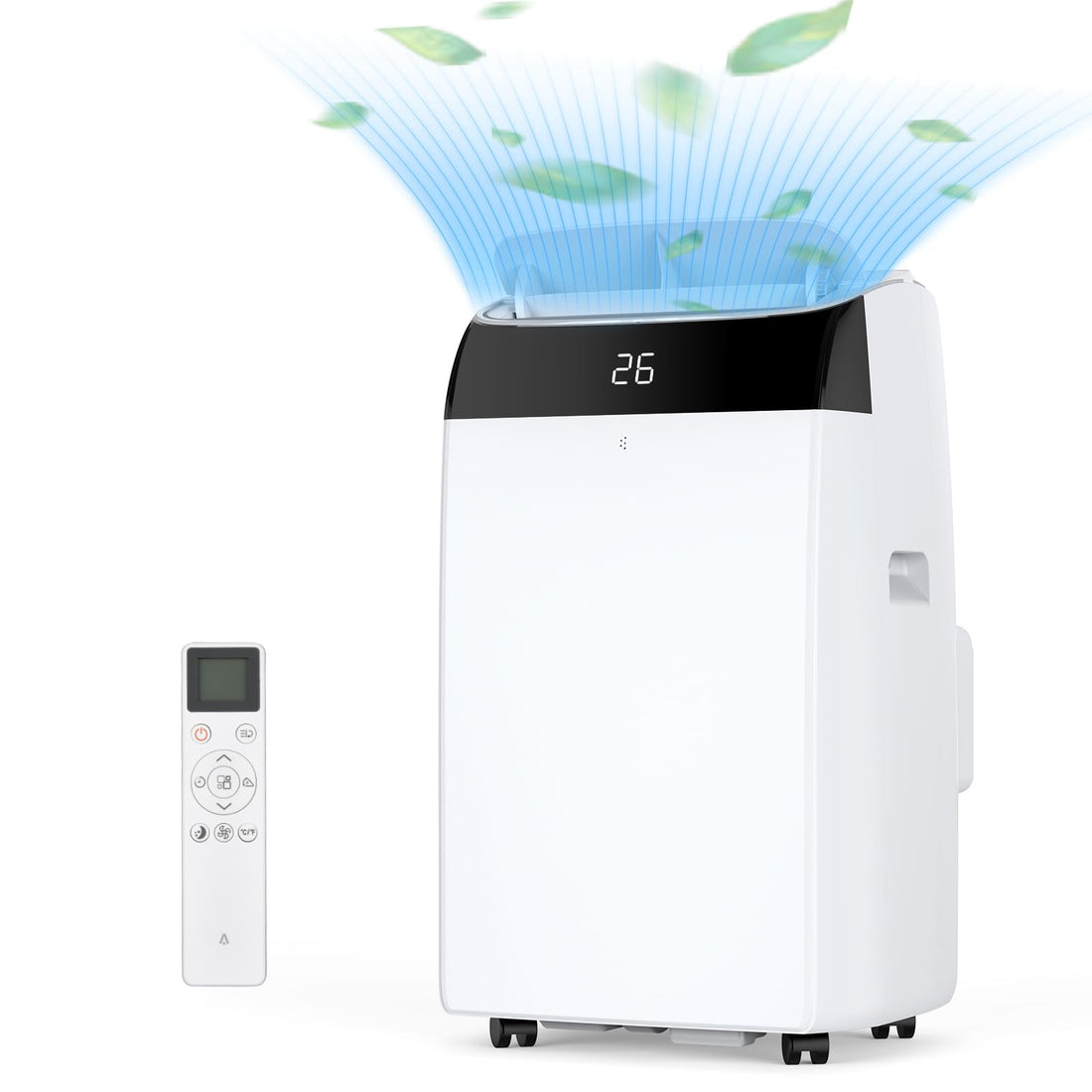 Garvee Climatiseur mobile 12000 BTU, 4 en 1 silencieux au R290, avec kit fenêtre, pour maison et bureau