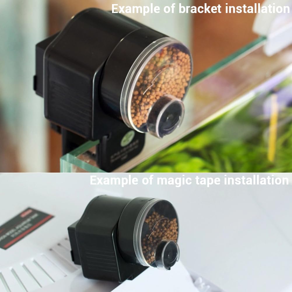 Distributeur automatique de nourriture pour poissons Garvee, réglable, à piles (piles non incluses), pour aquariums