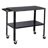 Table de soudage Garvee 91 x 48 cm en acier, capacité de charge de 544 kg, pieds réglables, pour l'industrie et le bricolage.