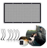 Filet de sécurité pour chien Garvee pour voiture, filet de protection pour coffre, accessoire intérieur universel, 115 x 62 cm, noir
