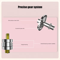 Moulinet de pêche Garvee DX2000S rose, léger et entièrement métallique, pour femmes, eau douce et eau salée, ratio 5.2:1, puissance de freinage 8 kg
