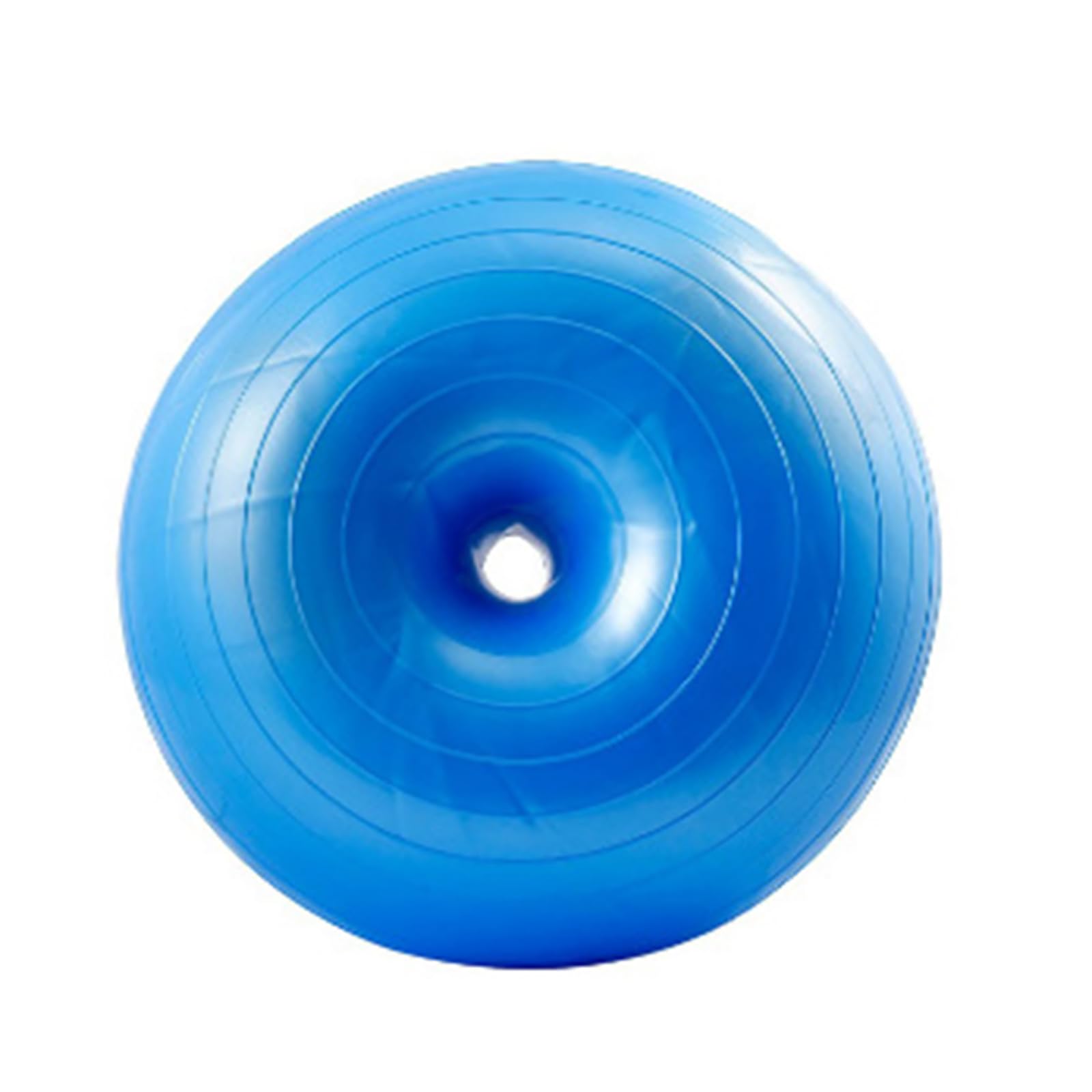 Ballon d'exercice Garvee Donut, ballon de renforcement musculaire, ballon de stabilité, yoga, pilates, équilibre, 50 cm, rouge vif, avec pompe