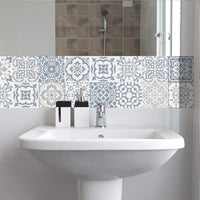 Garvee Lot de 24 stickers vinyle vintage imperméables en PVC, autocollants décoratifs pour salle de bain, cuisine et maison, modèle ET244-1