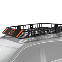 Galerie de toit Garvee 64 x 39 pouces en acier antirouille pour voiture et SUV, camping et voyages, extensible jusqu'à 200 lb