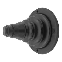 Câble de commande de gréement marin Garvee Well Boat 4 pouces (100 mm) avec protection en caoutchouc noir pour bateau, voiture ou yacht