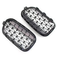 Calandre avant noire brillante Garvee Creyteg F20 compatible avec BMW Série 1 F20 F21 (2011-2014)