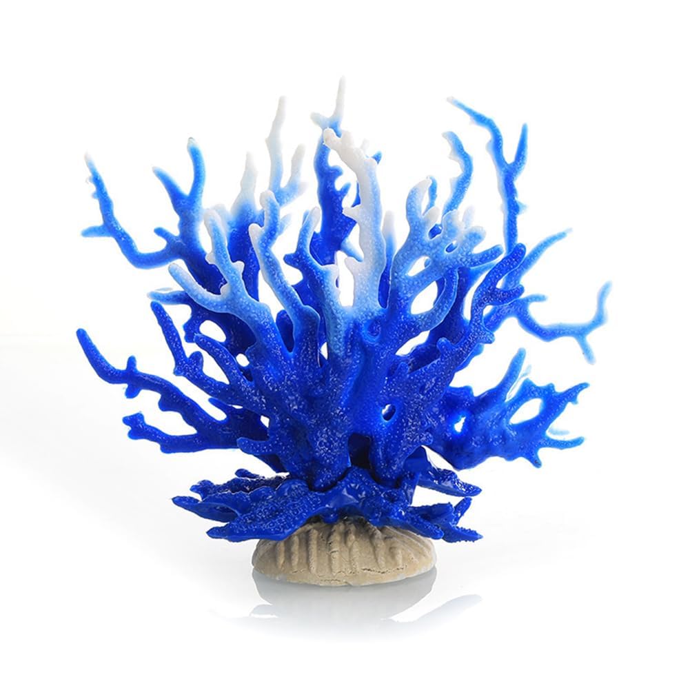 Branches de corail Garvee, ornements en imitation corail pour aquariums et bassins, jaunes et rouges