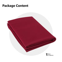 Cantonnières occultantes Garvee, lot de 2, 66 x 114 cm, rouges, pour salon, cuisine, chambre, isolantes thermiques