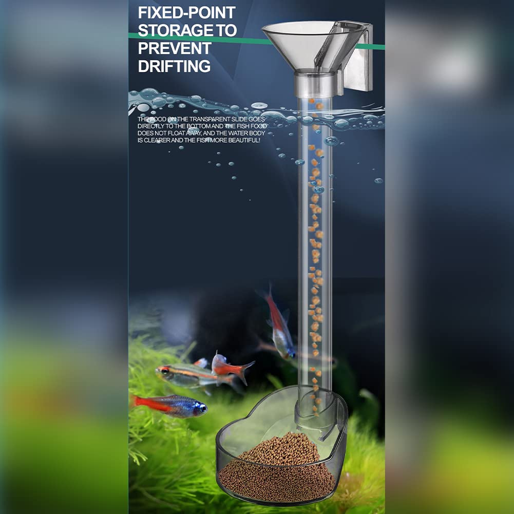Ensemble de mangeoires Garvee pour poissons et crevettes, en verre cristal, grande capacité, accessoires d'aquarium, polyvalent, transparent