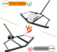 Garvee Herse niveleuse tractée 183 cm, drag harrow pour allée avec 2 barres réglables, niveleuse de terrain pour ATV, UTV et tracteurs de jardin