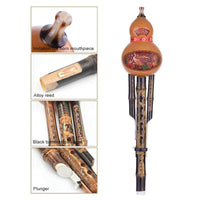 GARVEE Flûte Hulusi professionnelle en bambou violet, instrument à vent traditionnel fait main, tonalités Do et Si bémol