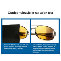 Lunettes de conduite de nuit polarisées Garvee pour hommes et femmes avec protection UV400 contre l'éblouissement, idéales pour la conduite, la randonnée, le golf, la pêche et les sports de plein air - Jaune