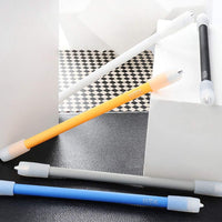 Stylo bille Garvee Penna Spinning Antidérapant 23 cm Noir mat, manche extra long renforcé en métal, idéal pour le bureau et l'école